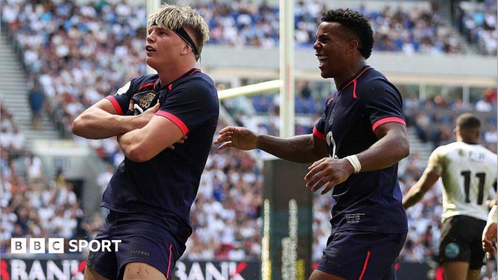 Fiji 8-66 England: Henry Pollock hat-trick as England rout sorry Fiji to end losing run