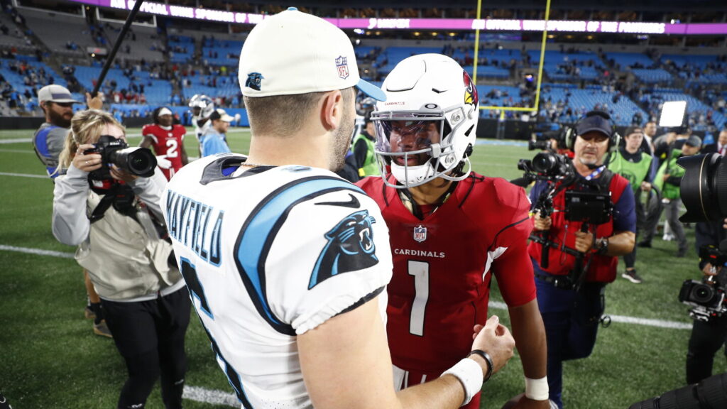 Former Oklahoma teammates Kyler Murray, Baker Mayfield meet again