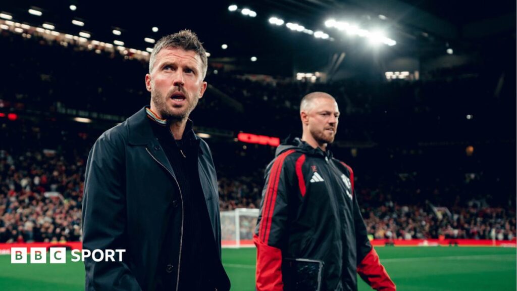 Man Utd 2-3 Brighton: Michael Carrick 'not bothered' by pressure after loss