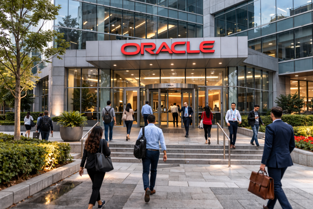 Why Oracle stock is down around 5% on Tuesday