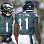 A.J. Brown sends prayers, support to Jalen Hurts
