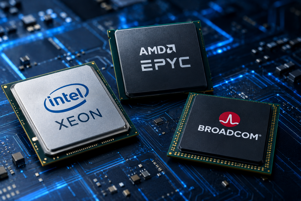 Why Intel, AMD and Broadcom are falling on Friday?