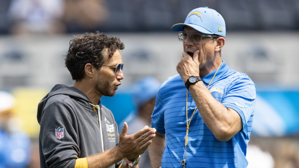 Jim Harbaugh: Mike McDaniel's job "is not in jeopardy"